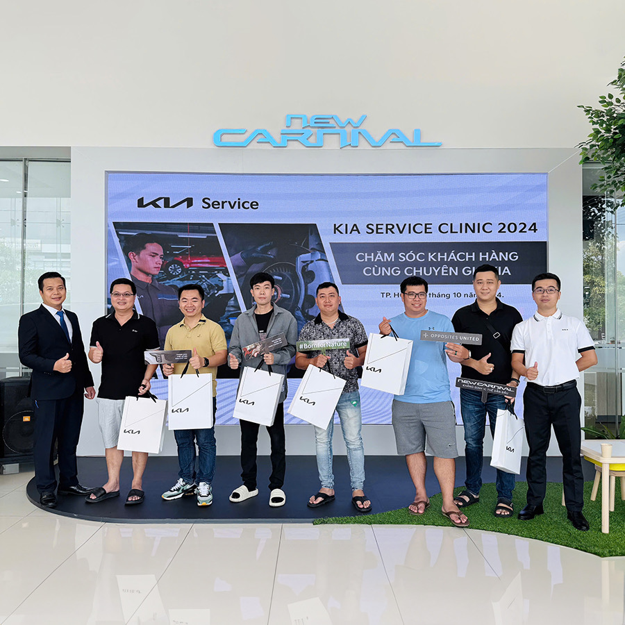 THACO AUTO tổ chức chuỗi sự kiện chăm sóc khách hàng cùng chuyên gia Kia