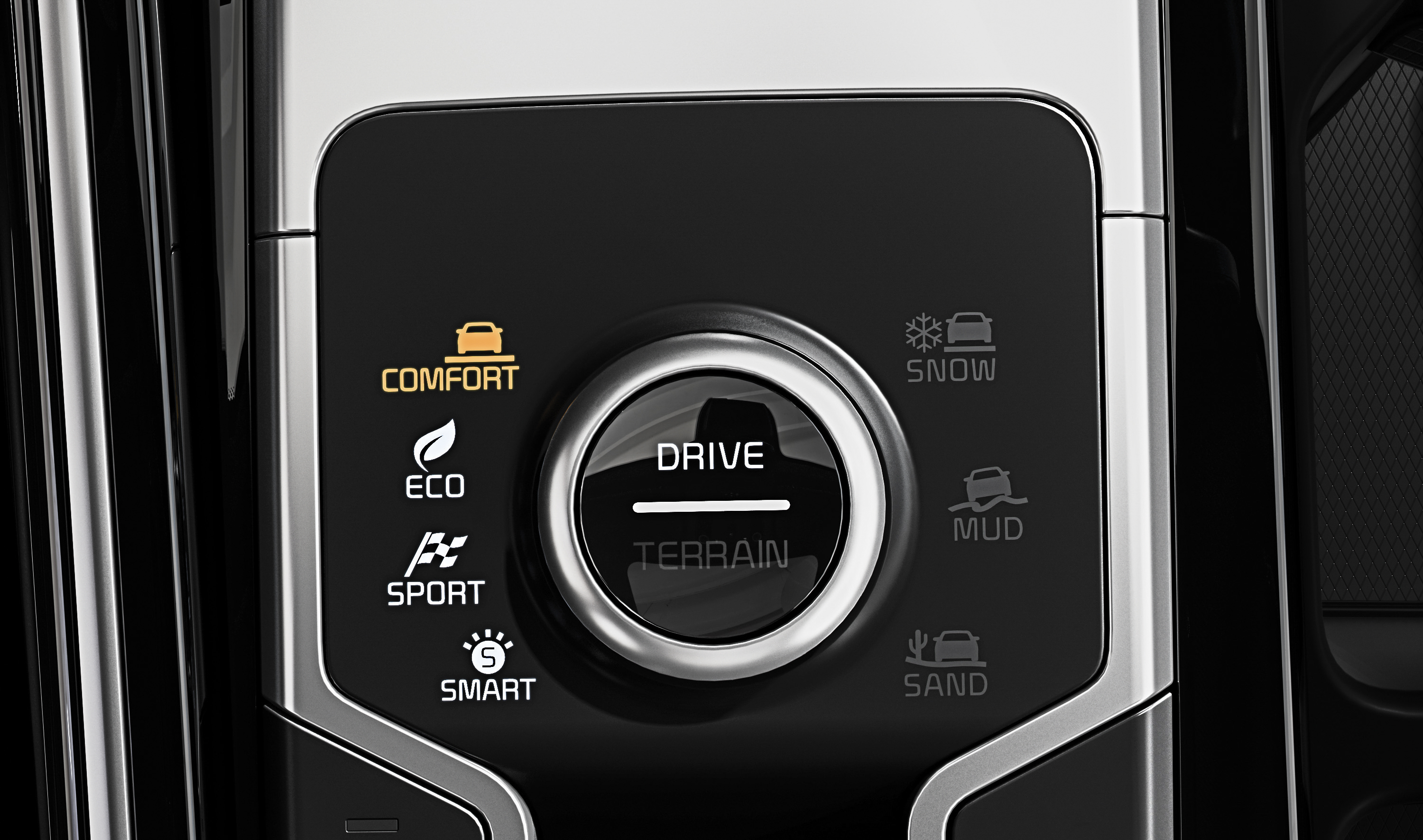 4 chế độ lái và 03 chế độ vận hành theo địa hình